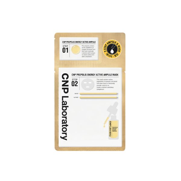CNP Laboratory Propolis Active Sheet Mask Nourishing Hydrating Facial Mask 5 Sheets