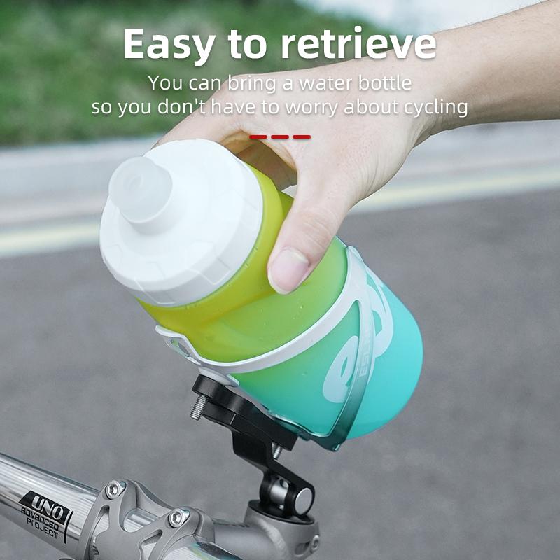 Aluminum Alloy Road Bicycle Stem Water Bottle Mount Adapater Adjustable MTB Bottle Cage Convert Bike Accessories