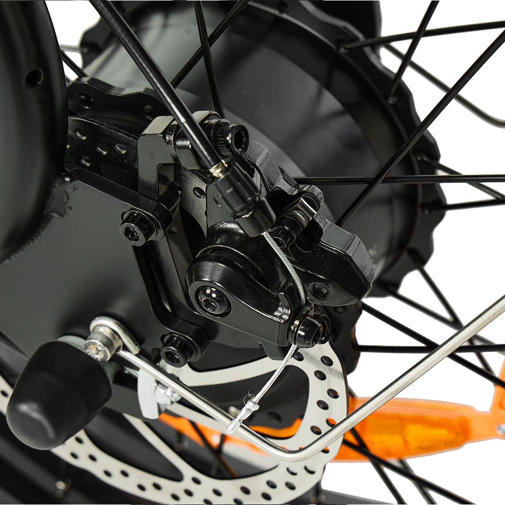 Electric Bike Pixar Super 500W Motor 30AH Max Range 100KM Top Speed 25Km/h Load 120KG 20"x4.0" Black