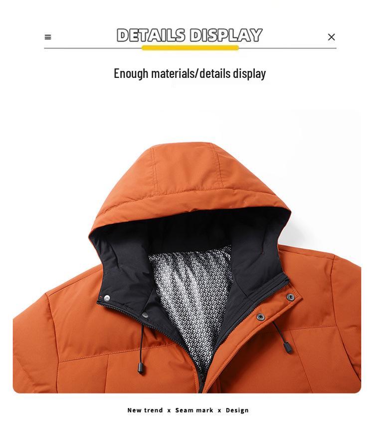 Men's 2025 Winter Graphene Cotton Jacket - High-Quality, Trendy, and Cold-Protective