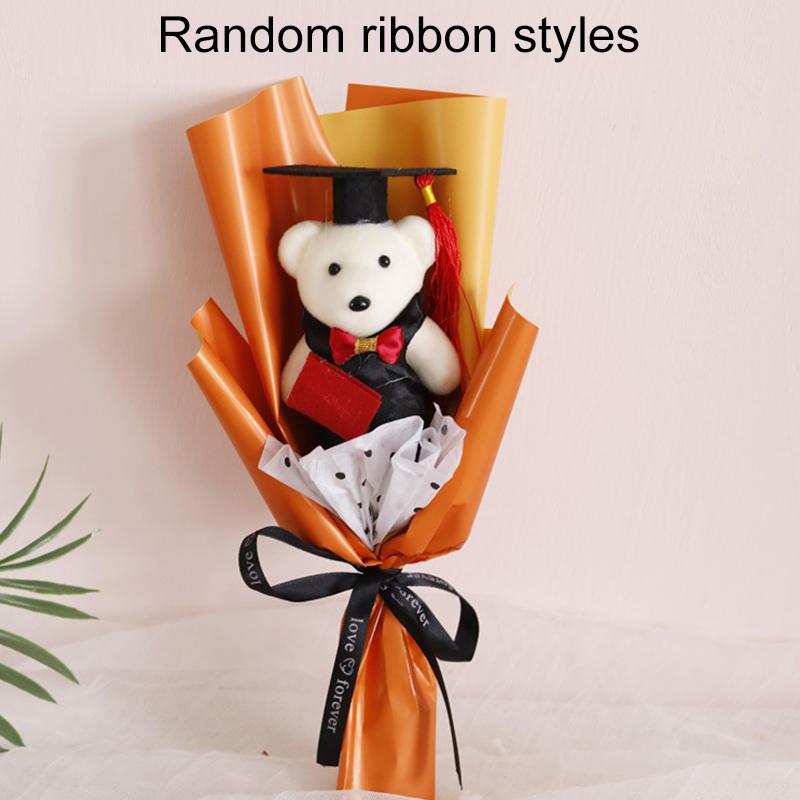 

Сезон выпускных DIY букет Мультяшный медведь Милый ручной работы Креативный подарок Подарок