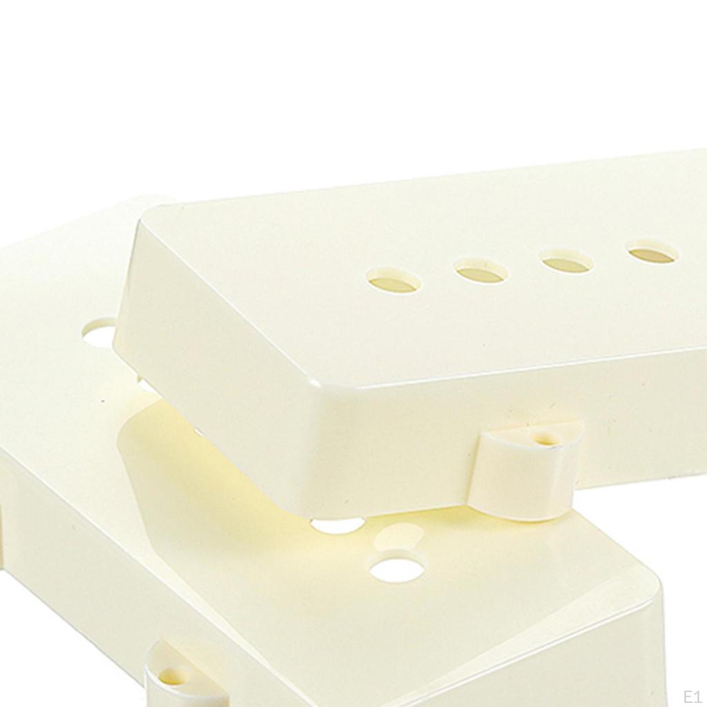 2Pcs Guitar Pickup Covers Replacement Easy Installation Professional Parts for Practice Live