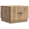 Artisan Oak Coffee Table 49 X 50 X 37 Cm Engineered Wood