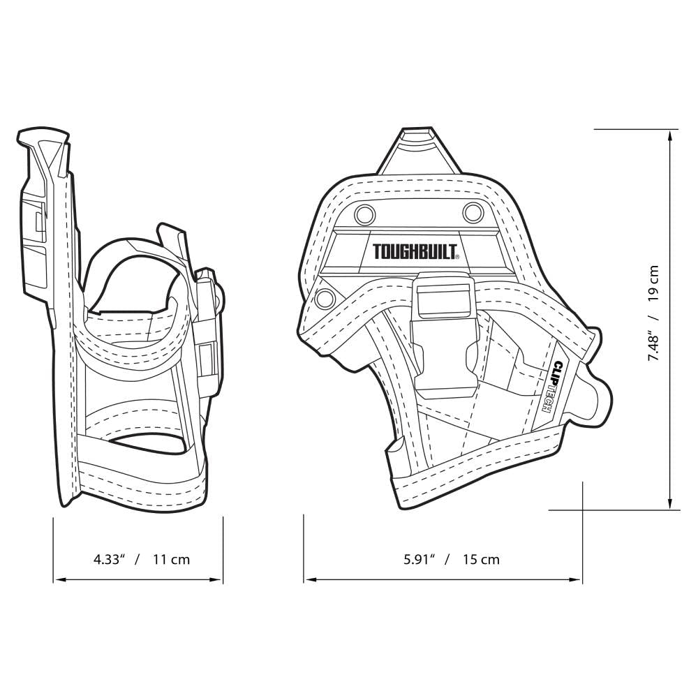 TOUGHBUILT Drill Holster TB-CT-20S