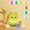 Eule LED-Nachtlicht, Touch-Sensor, Fernbedienung, 9 Farben, dimmbar, Timer, wiederaufladbar, Silikon-Nachtlampe für Kinder, Baby, Geschenk