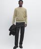 Masimodutti Wool Cotton Round Neck Knit Sweater