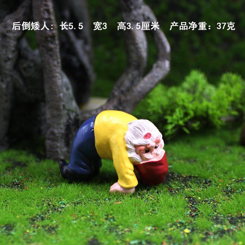 Funny Garden Gnomes, Yoga Dwarf Garden Ornaments, Fairy Garden Gnome Accessories Miniature Decorations