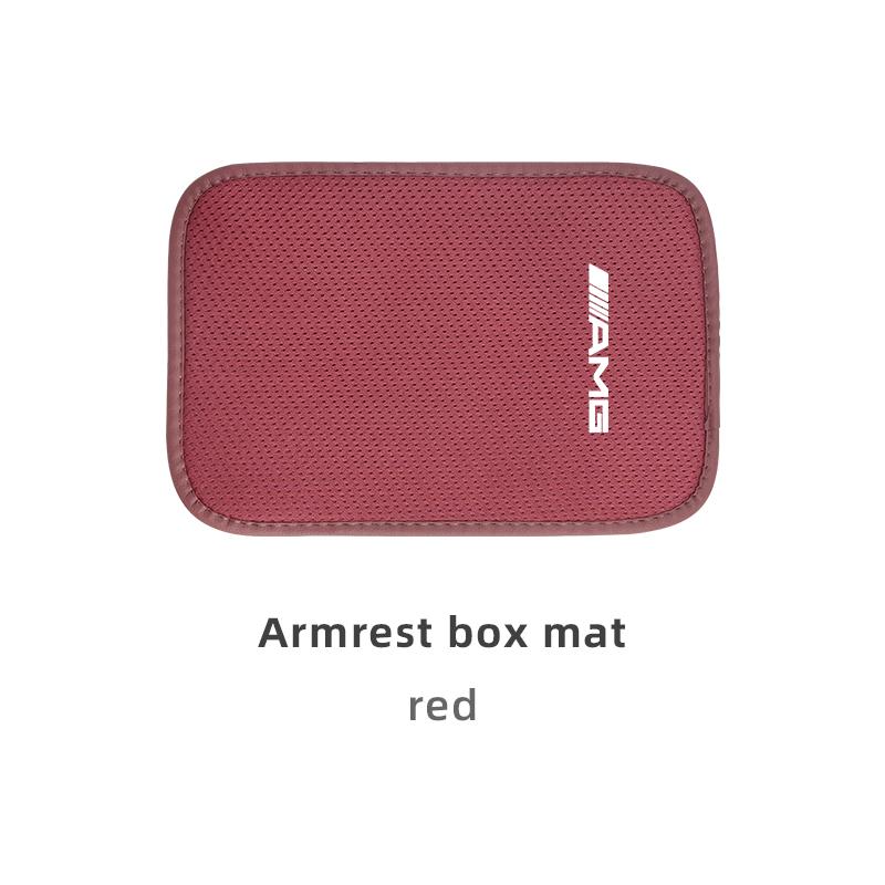 

1pc Car Center Console Armrest Box Mat Protection Pad Accessories For Mercedes Benz AMG A B C E G W204 C260 E300L A200L GLC300