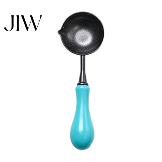 Wax Stamp Accessories Seal Spoon with Ergonomic Handle, Non-Stick Sealing Melting Spoon, Crafting Supplies Warmer for Envelope & Letter Art