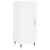 Highboard White 34.5x34x180 cm Particleboard