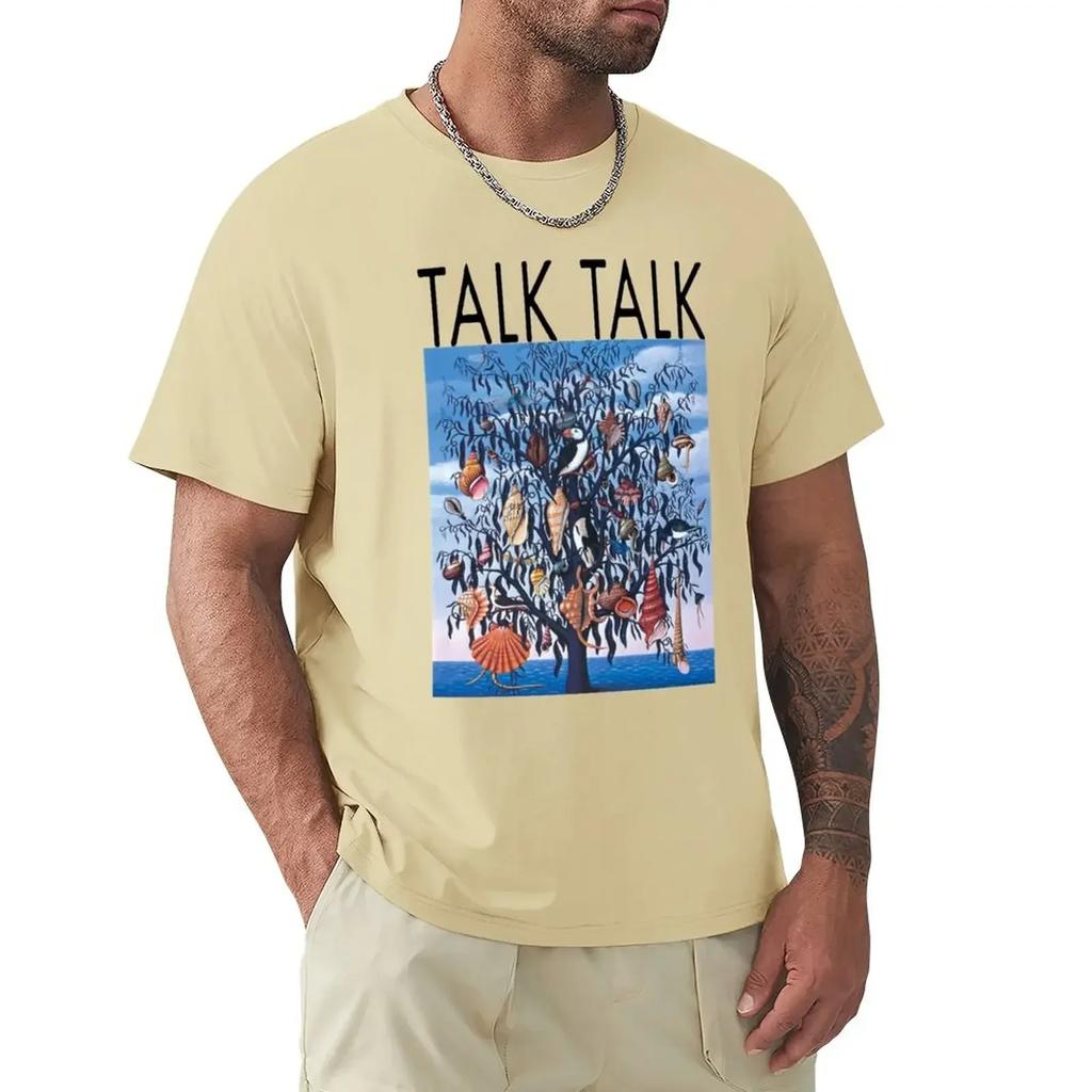 Schwergewichte Tops schnelltrocknendes Designer T-Shirt Herren Talk Talk Spirit Of Eden T-Shirt Herrenbekleidung Harajuku übergroß