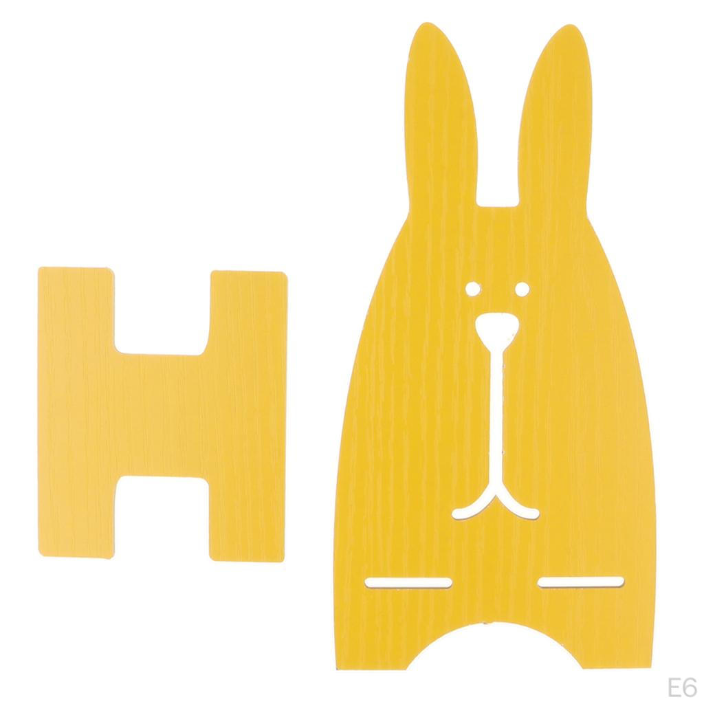 Cute Rabbit Wooden Phone Stand Mount Desk Holder For