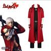 DMC 5 Dante Cosplay Wig Uniform Costumes Disguise for Adult Men Long Windbreaker Gloves Roleplay Outfits Halloween Carnival Suit