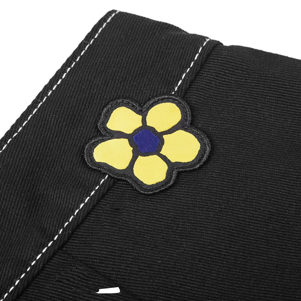Vans Letter Embroidery Half-Zip Comfortable Casual Skirt Women Skirts Black VN0A4OTGBLK