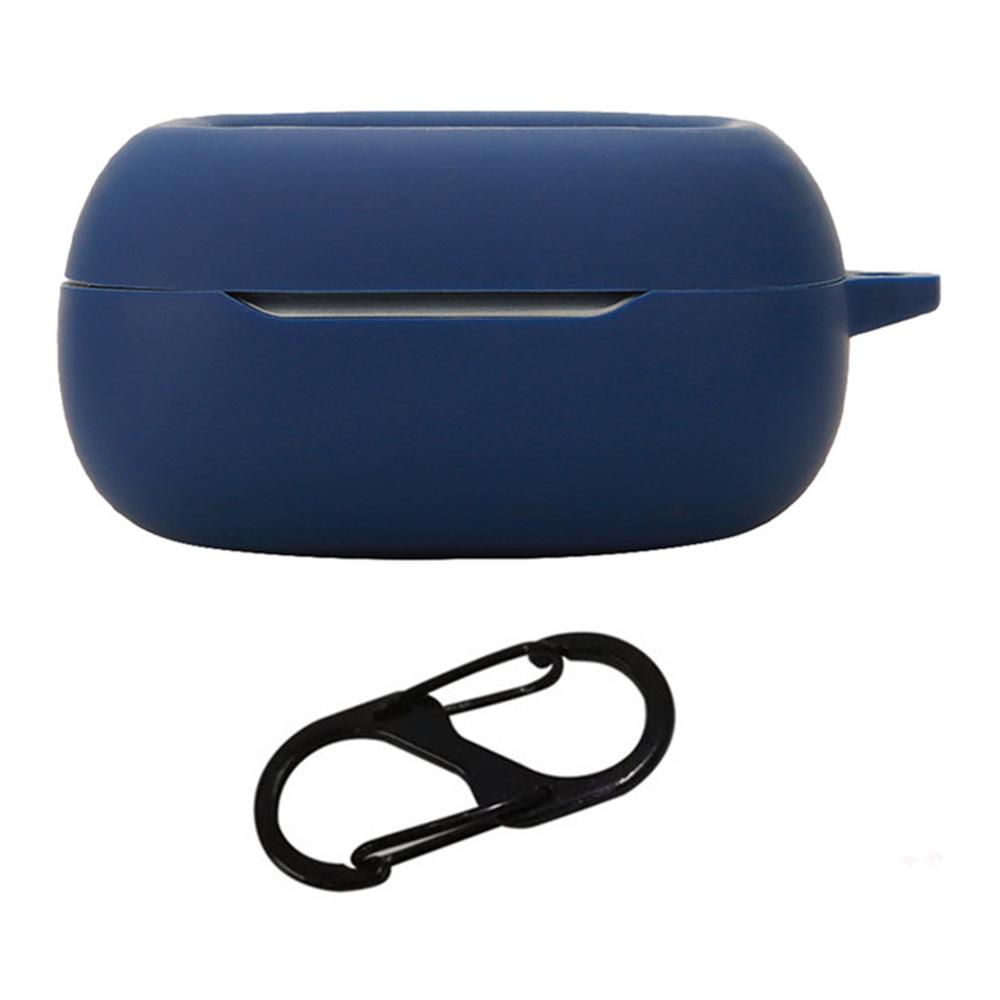 

For JBL Live Buds 3 Earbuds Case Silicone Protective Cover with Anti-Lost Buckle E