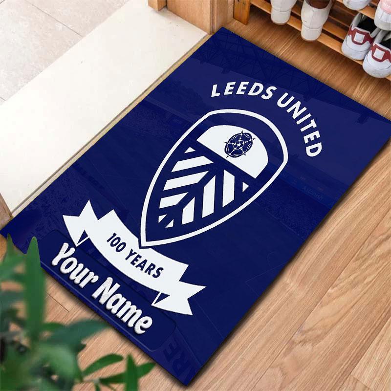 Leeds United Custom Name Carpet Rug for Living Room Bedroom Home Sofa Decoration,Kids Play Non-slip Floor Mat