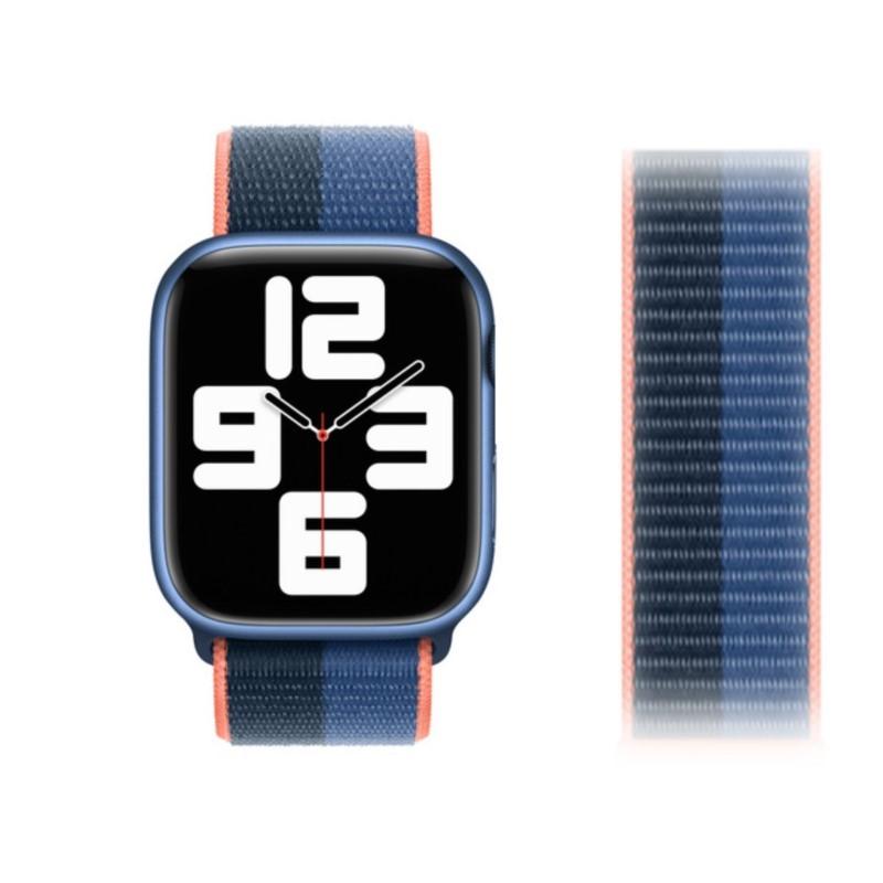Pasek Nylonowy z Pętelką Do Pasków Apple Watch 44mm 40mm 49mm 41mm 45mm 46mm paski Bransoleta iWatch Seria 7 6 5 se 8 9 ultra 2 3 10 11