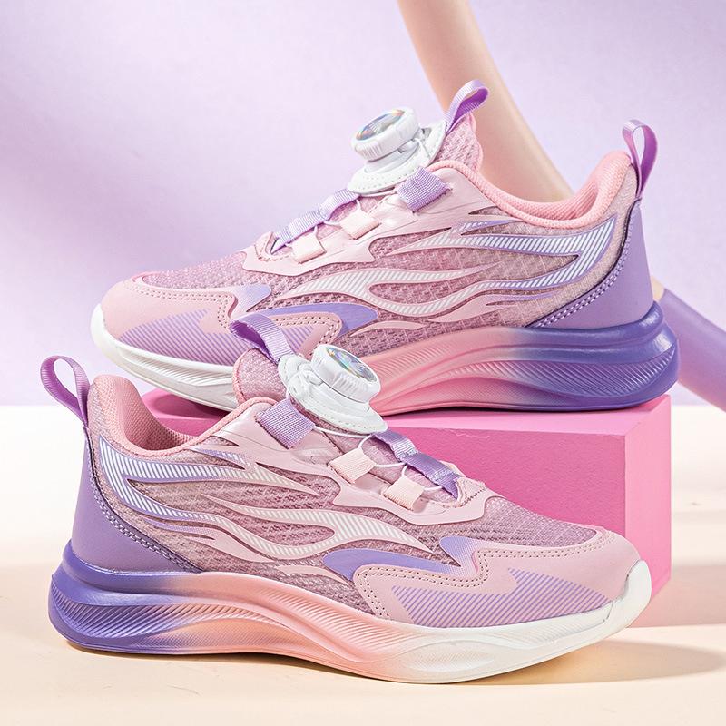 

New Style Girls Sports Shoes with Soft Soles, Casual Student Shoes, Versatile and Stylish 29 фиолетовый