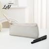 Practical Pen Storage for Classroom Pencil Case with Zipper And Handle Durable Oxford Solid Color Soft EVA Stationery Holder Kids Organizer Portable