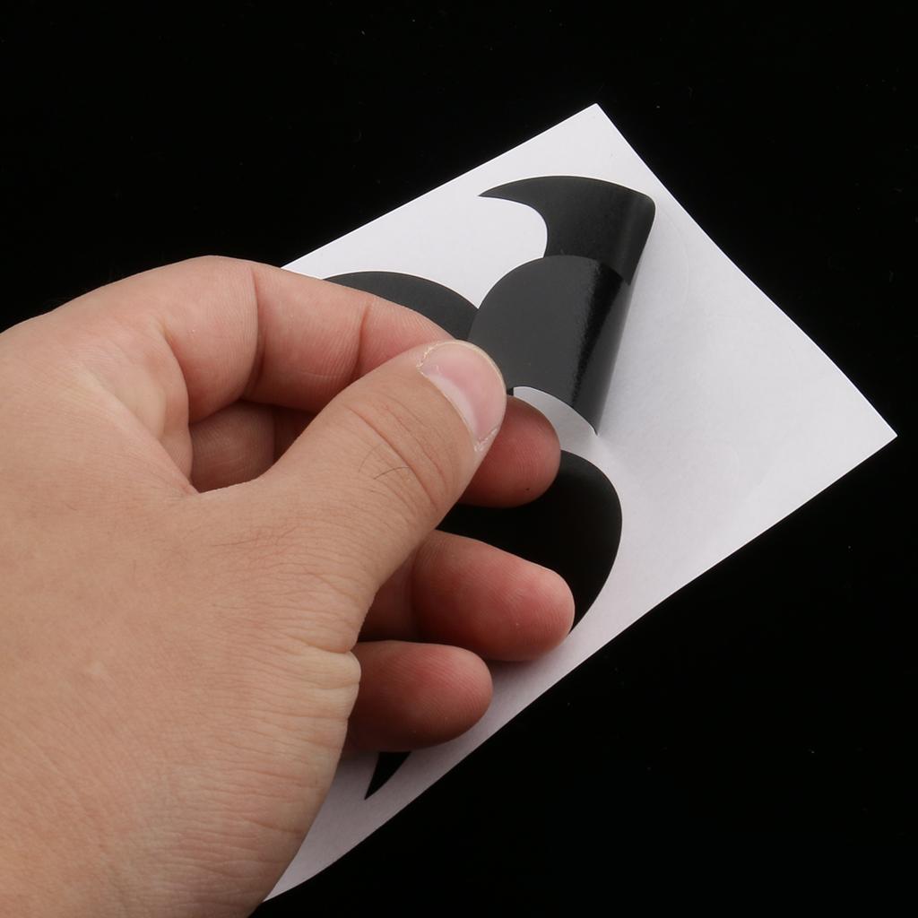 54pcs Funny Black Mustache Decal Stickers