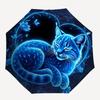 1pc Cat Dreamscape Automatic Open/Close Umbrella with Folding feature Compact Travel Umbrella, Lightweight design, for Commuting136