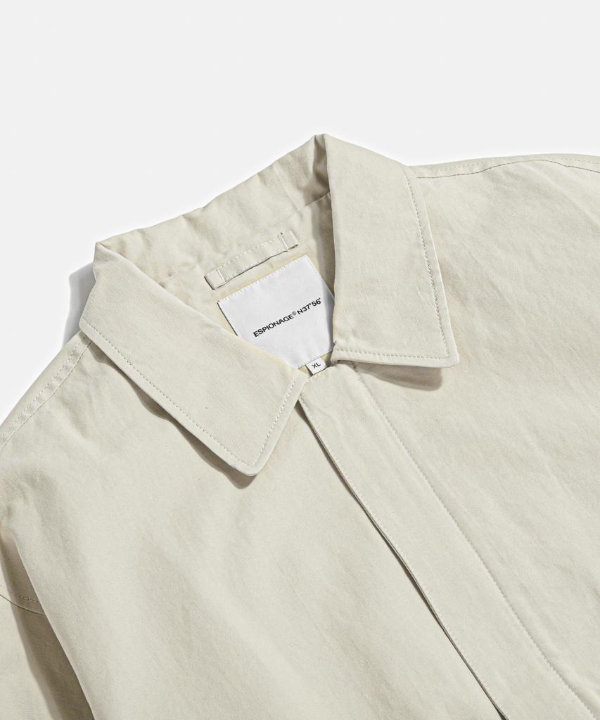 Espionage Flight Bomber Jacket Ecru