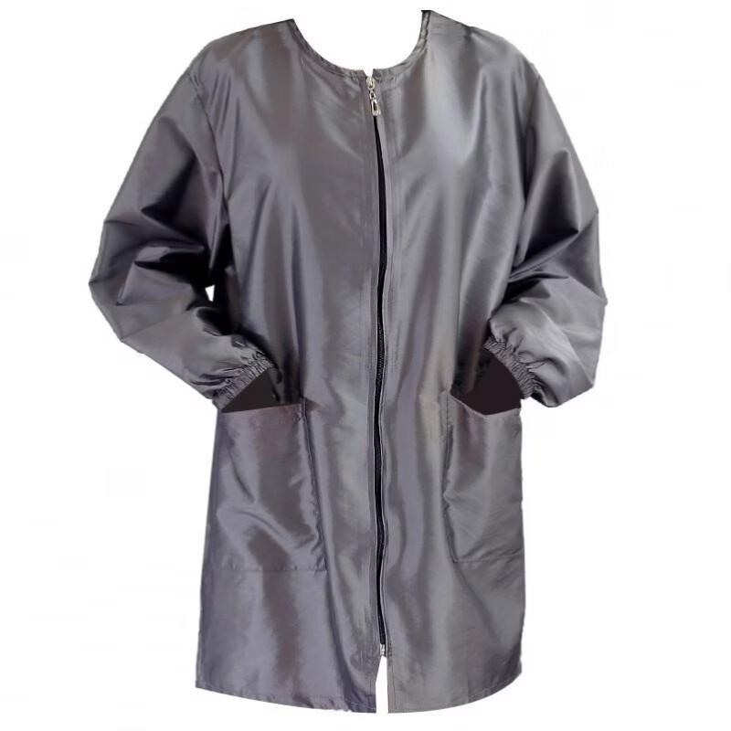 Professional Barber Salon Hair Dyeing Apron - Gray