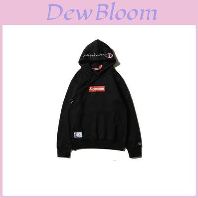 Hoodie New Supreme Classic Box Logo Jumper Champion Embroidered Sweatshirt