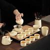 Premium Ceramic Kung Fu Tea Set with Drainage