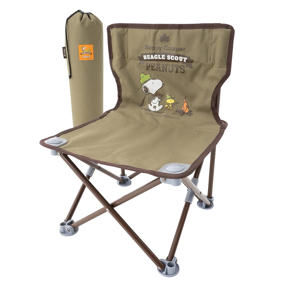 

LOGOS SNOOPY Tiny Chair-BA 86001095 Хаки (ок.) Ширина 34 x Глубина 34 x Высота 48 см (высота сидя 25 см)