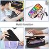 Niziu Niju Goods Pen Case Pencil Case Large Capacity Double Layer Double Zipper Pencil Holder Stylish Cute Anime Pen Pouch High School College Middle