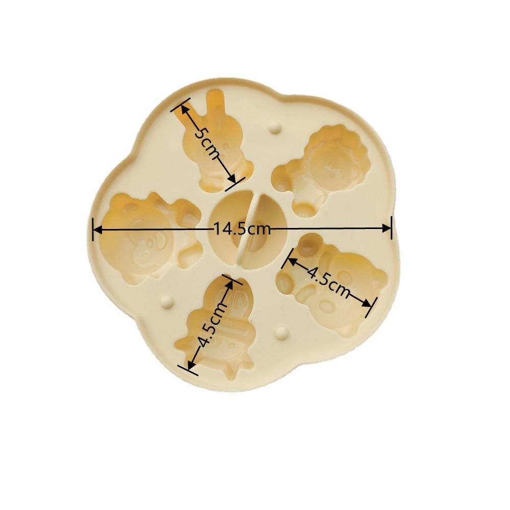 Silicone Cake Mold, Steam Rice Cake Mold, Cartoon Cake Mold, Can Be Steamed, Insert The Stick, Baby Food Molds