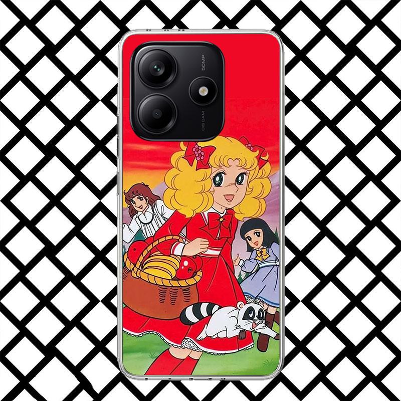 Candy 90s Anime Phone Case for Xiaomi Redmi Note 15 14 14S 13 12 12S 11 Pro Plus 11E 11T 11S 10S 5G Soft Cover Fundas Redmi Note