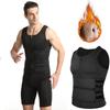 Unisex Double-Waist Zipper Slimming Vest for Exercise and Shaping