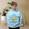 Children's Cartoon Animal Pattern 3D Digital Printing Boy Hooded Sweatshirt