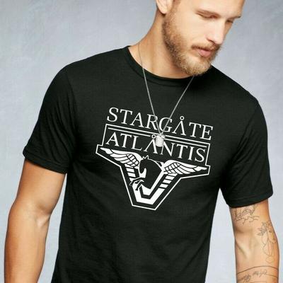 Stargate Atlantis TShirt Stargate Sg1 Universe Origins Star Gate Tv Show Sci Fi