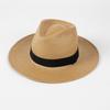 European, American spring and summer new fashion casual papyrus webbing Panama straw hat summer outdoor sunscreen sunshade jazz hat