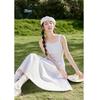 ZIHAN Women's Layered Sling Dress & Lace Cardigan Set