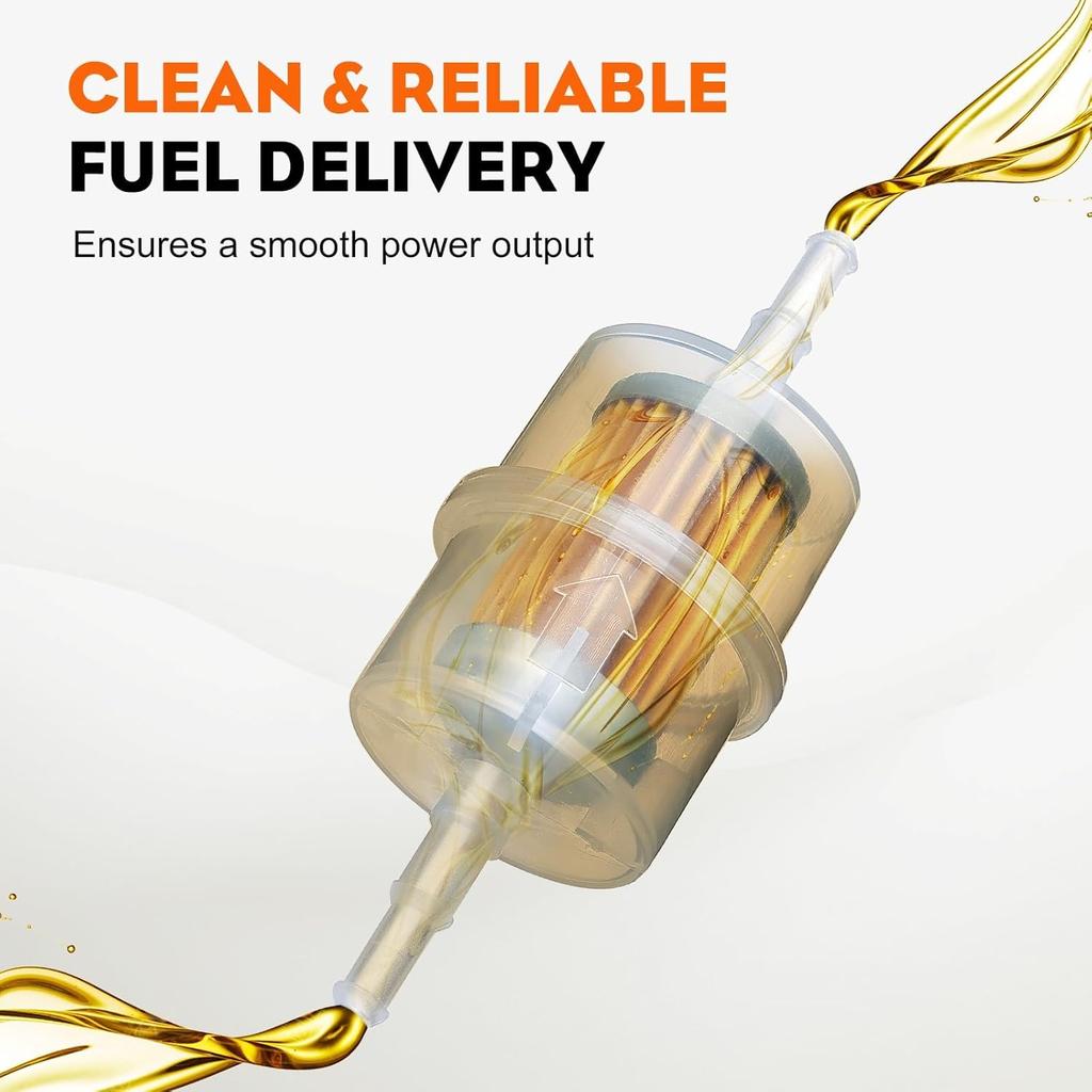 HIPA 24 050 13-S Fuel Filter Or Kohler 24 050 02 CH20S CH25S, CH670S CH730S CH750S LH640S LH685S LH690S LH750S LH755S, SV720S To SV740S Engine 15