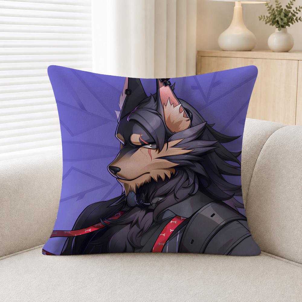 Game Neverness To Everness Cushion Cover Soft Plush Cushion Covers Fluffy Throw Pillow Cases For Sofa Bedroom Home Decor