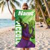 Piccolo (1) Custom Name Beach Towel Large Towel for Beach Pool Swimming Vacation Travel Gift