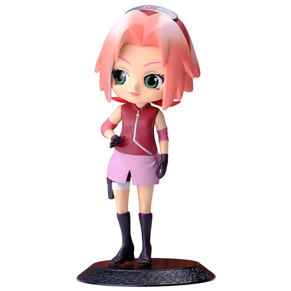 Anime Naruto Figures Sakura Action Uchiha Gaara Kakashi PVC Model Figurines For Decoration Collection Gift Playthings 15cm
