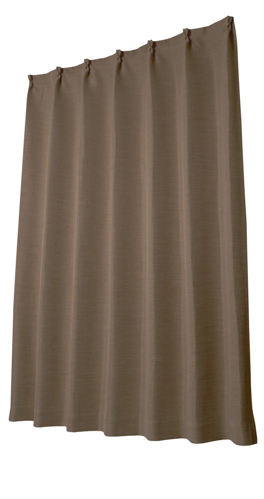 

Univer Blackout Drape 150cm Wide x 225cm 1 Panel Curtains, Fugue, Mocha, Long,