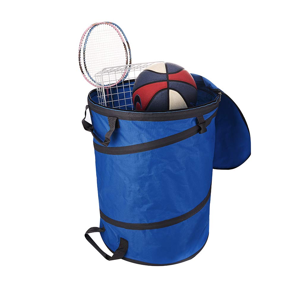 120L Garden Grass Collection Bag for Large Freestanding Grass Collection Harvesting Fallen Leaf Garbage Camping Storage For Outdoor Round Bag,