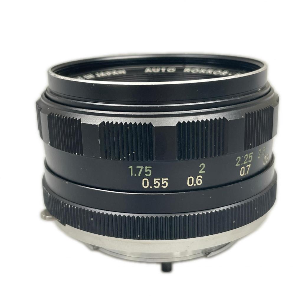 MINOLTA Exchange Lense AUTO ROKKOR-PF 2.2" F1.8 used