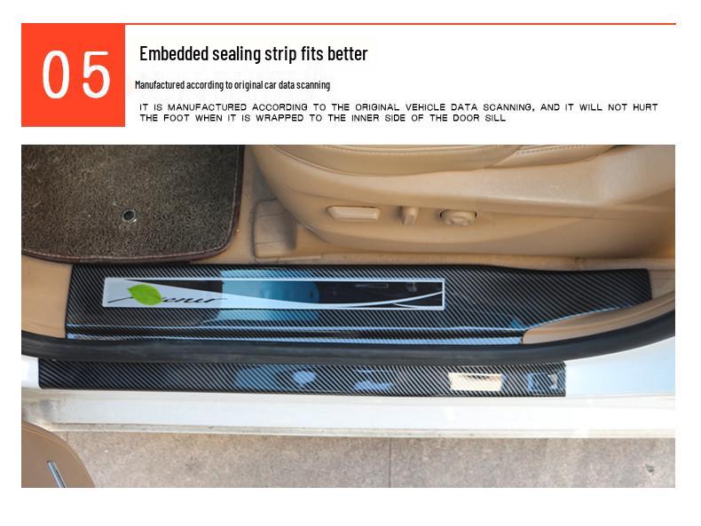 Otai Carbon Fiber Sill Strip for 2017-18 Buick GL8 ES 28T Business Car