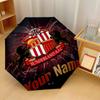 Sunderland FC Automatic 3‑Fold Umbrella 8‑Rib Windproof Folding Umbrella Sun Rain Protection For Outdoor Travel Daily Use