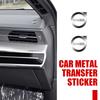 2/5/10uds Insignias Metálicas de Níquel para Interior de Coche Pegatina Decoración para Auto para V50 S40 S80 XC60 S90 XC90 S60 XC40 C40 S60 V90 EX90