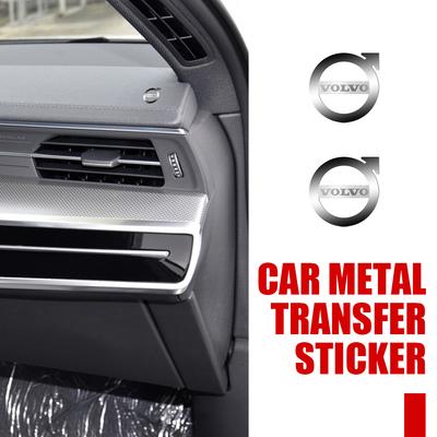 2/5/10uds Insignias Metálicas de Níquel para Interior de Coche Pegatina Decoración para Auto para V50 S40 S80 XC60 S90 XC90 S60 XC40 C40 S60 V90 EX90