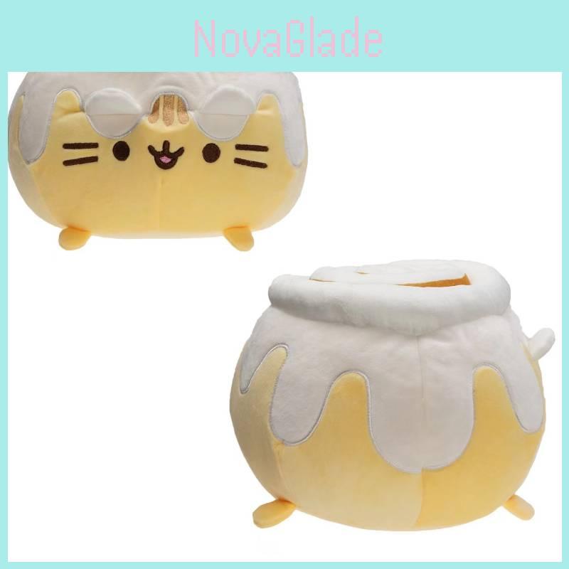 Morbido e Coccoloso Peluche Pusheen a Forma di Cuscino con Imbottitura in Cotone PP per il Comfort